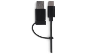 LMP Easy Mouse USB-C & USB-A Space Grau Optisch, 1600dpi, aluminium Gehäuse