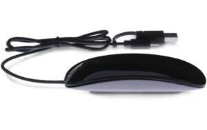 LMP Easy Mouse USB-C & USB-A Space Grau Optisch, 1600dpi, aluminium Gehäuse