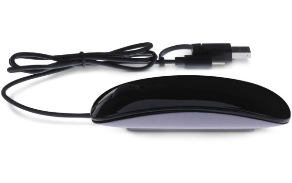 LMP Easy Mouse USB-C & USB-A Space Grau Optisch, 1600dpi, aluminium Gehäuse