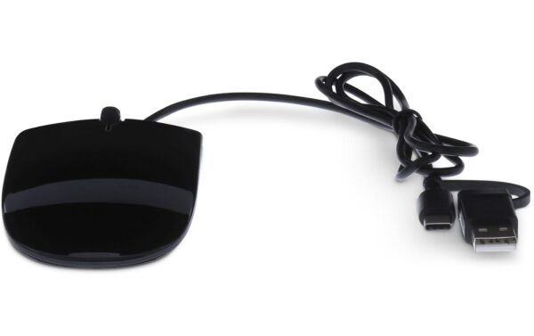 LMP Easy Mouse USB-C & USB-A Space Grau Optisch, 1600dpi, aluminium Gehäuse