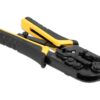 Delock Universelle Crimpzange Abisolierer Für 8P(RJ45),6P(RJ12/11) oder 4P Stecker