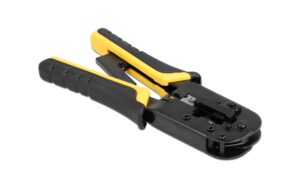 Delock Universelle Crimpzange Abisolierer Für 8P(RJ45) oder 6P (RJ12/11) Stecker