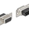1221602 - Mediatech Delock D-Sub 9 Pin Crimp Buchse Metall, 4 Stück