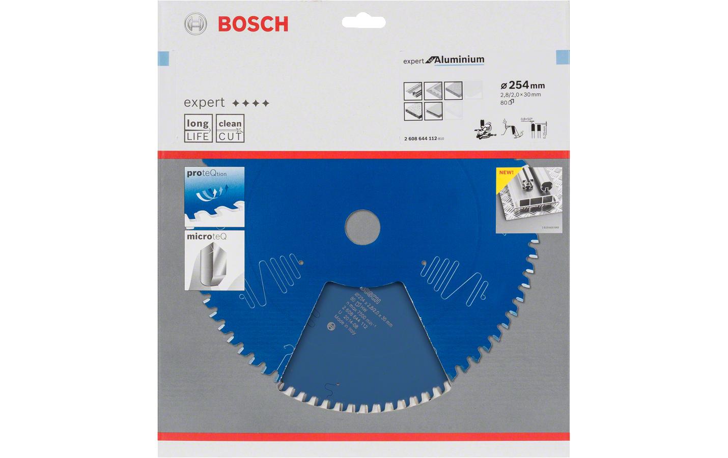 1223010_1 - Mediatech BOSCH Kreissägeblatt EX ALU B 254x30-80 254x30-80
