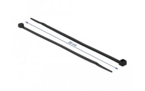 Delock Kabelbinder 200x4.8 100 Stk. schwarz