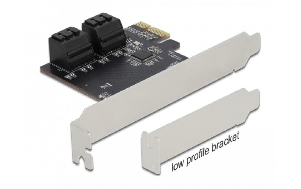 1223926_1 - Mediatech Delock PCI-Express-x4 SATA, 1x M.2 4x SATA, PCI, LED-Anzeige