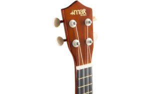 MAX UKEYDN Sopranukulele Sopranukulele, braun, Tuner, GigBag, Picks
