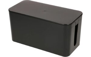 1227302 - Mediatech Max Hauri Kabelbox klein schwarz kaufen Schweiz | Mediatech.ch