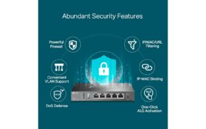 1227602_7 - Mediatech TP-Link ER605 V2: VPN Router,20x IP-Sec VPN 5 Ports WAN/LAN, Load balance,VLAN,Firewall