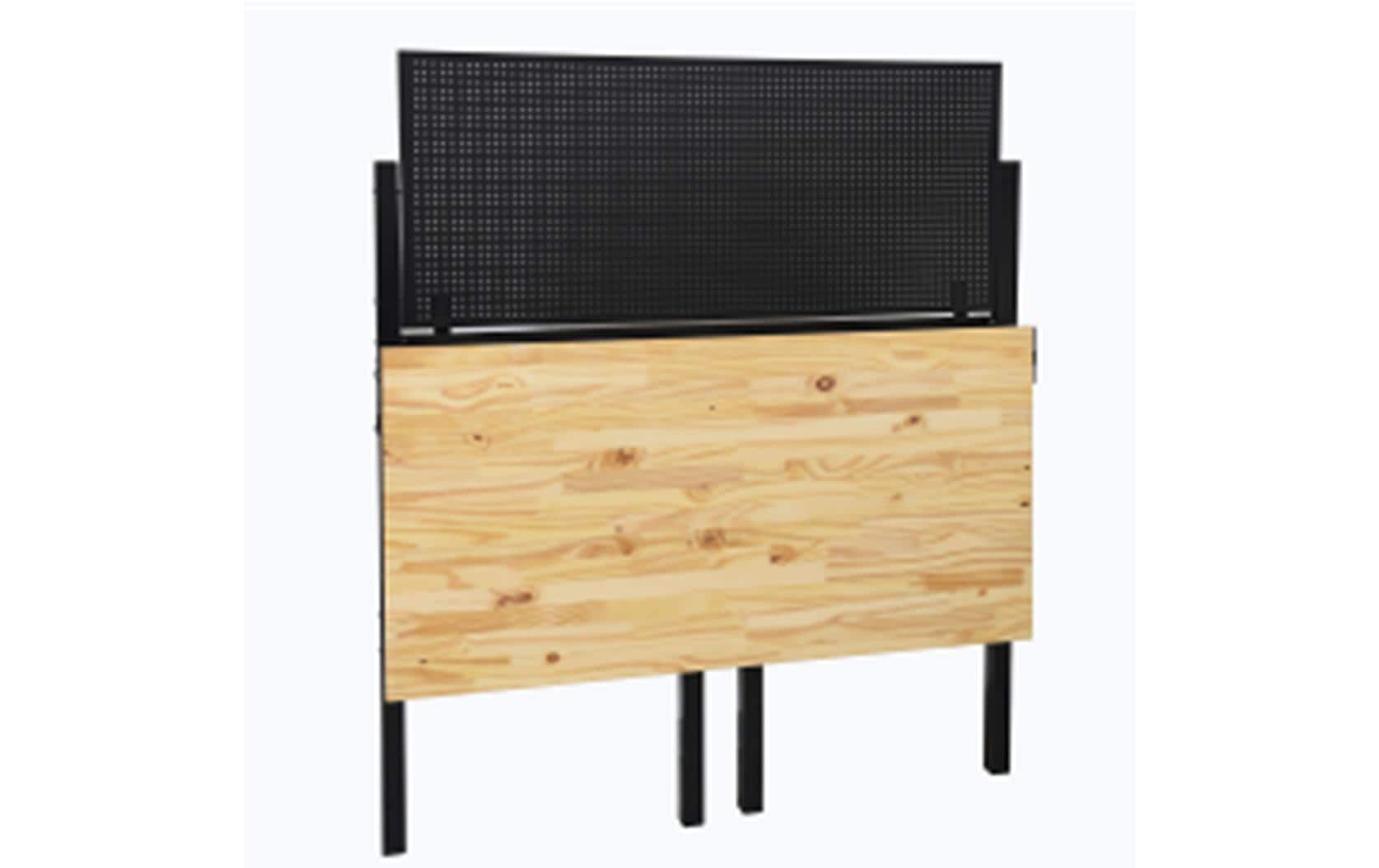 1228779_1 - Mediatech Arwin Klappbare Werkbank (LxBxH) 120.5x64.6x140cm,Belastb.100kg