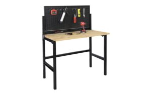 1228779_2 - Mediatech Arwin Klappbare Werkbank (LxBxH) 120.5x64.6x140cm,Belastb.100kg
