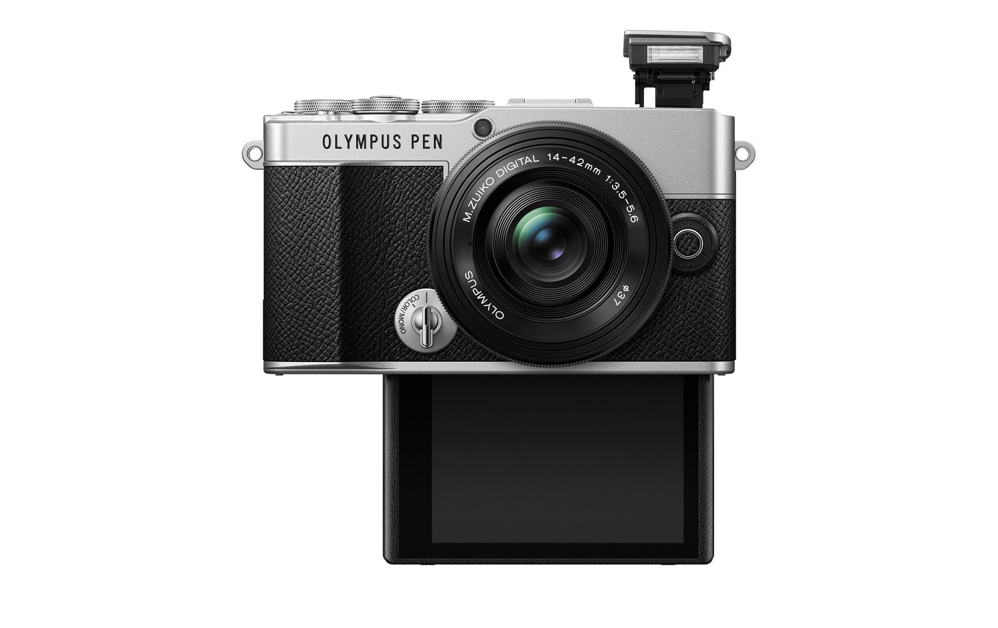 1229694_1 - Mediatech Olympus E-P7 14-42mm silber/schwarz