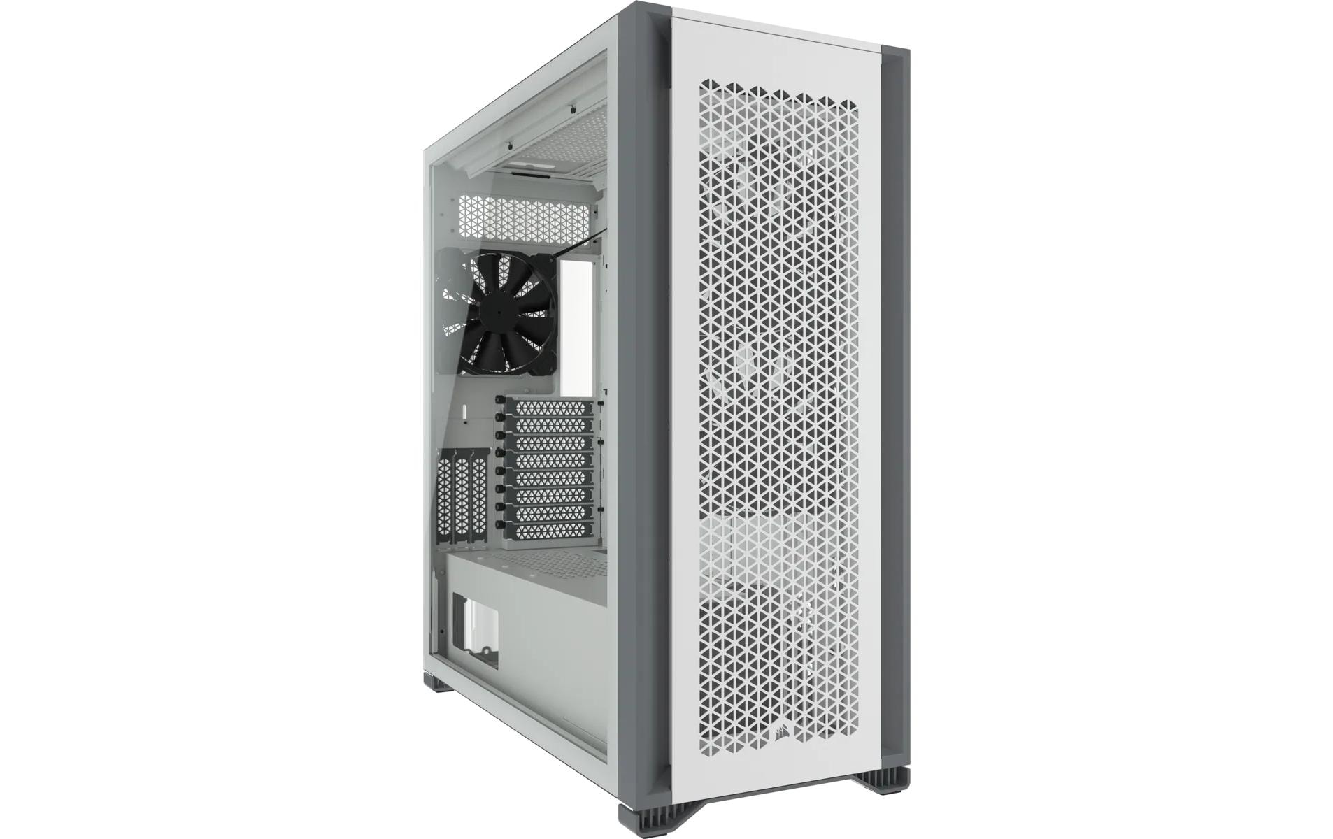 1230451 - Mediatech Corsair Full Tower 7000D weiss 10x 2.5, 6x 3.5, 1x USB3.1 T-C, 3x USB3.0 kaufen Schweiz | Mediatech.ch