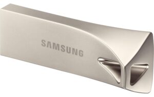 1235173_2 - Mediatech Samsung USB3.1 Bar Plus Silver 128GB silber, Lesen: 400MB/s, Schreiben: 60MB/s