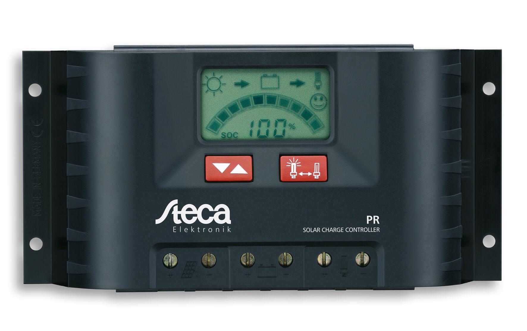 Steca Laderegler 30/30 12/24v PR3030 mit LCD Anzeige