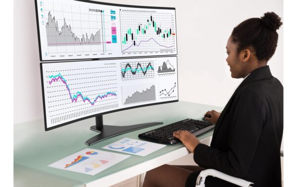 Peerless-AV LCT650SD Tischständer 2x Monitor Ultrawide 24-49