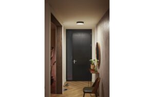 1238467_7 - Mediatech Philips Hue White Amb. Enrave Deckenleuchte S schwarz 1200lm inkl. Dimmschalter