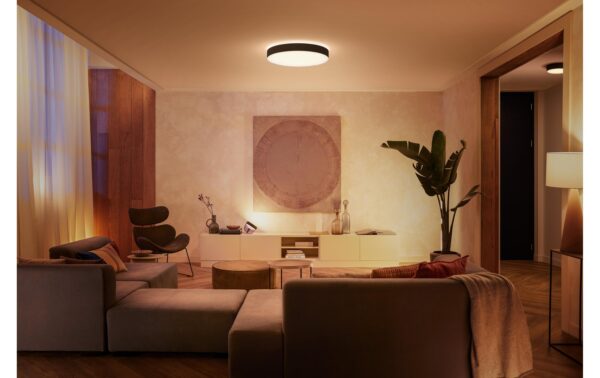 1238473_4 - Mediatech Philips Hue White Amb. Enrave Deckenleuchte XL schwarz 6500lm inkl. Dimmschalter