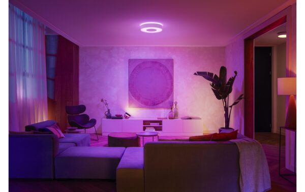 Philips Hue White & Col. Amb. Infuse Deckenleuchte M weiss 2400lm