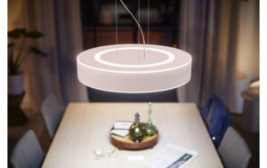 1238482_4 - Mediatech Philips Hue White Amb. Enrave Pendelleuchte weiss 4500lm inkl. Dimmschalter