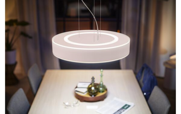 1238482_4 - Mediatech Philips Hue White Amb. Enrave Pendelleuchte weiss 4500lm inkl. Dimmschalter