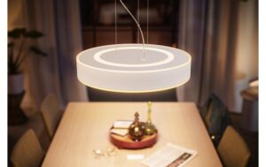 1238482_5 - Mediatech Philips Hue White Amb. Enrave Pendelleuchte weiss 4500lm inkl. Dimmschalter