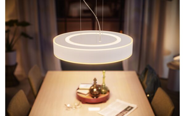 1238482_5 - Mediatech Philips Hue White Amb. Enrave Pendelleuchte weiss 4500lm inkl. Dimmschalter