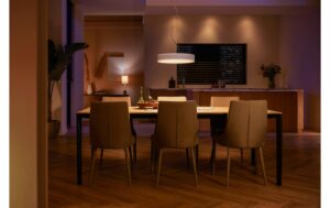 1238482_7 - Mediatech Philips Hue White Amb. Enrave Pendelleuchte weiss 4500lm inkl. Dimmschalter