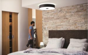 1238557_6 - Mediatech Philips Hue White Amb. Fair Deckenleuchte schwarz 3000lm inkl. Dimmschalter