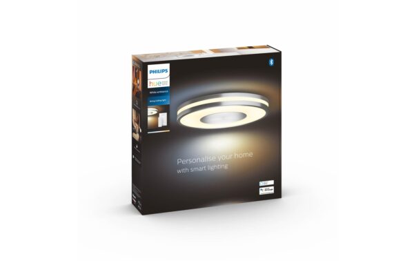 1238609_2 - Mediatech Philips Hue White Amb. Being Deckenleuchte silber 2400lm inkl. Dimmschalter