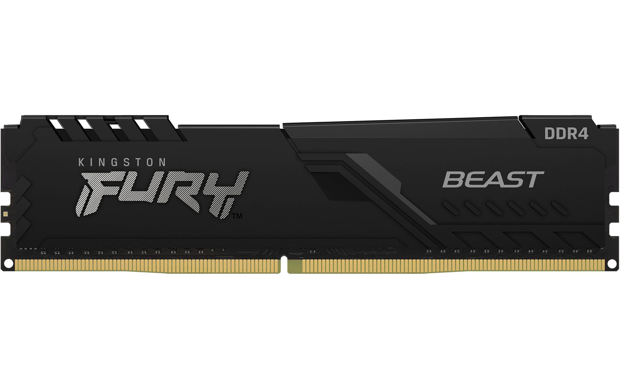 1239052 - Mediatech Kingston FURY Beast DDR4 32GB 3200MT/s Black 1x 32GB, CL16, 1.2V, 288Pin kaufen | Mediatech.ch