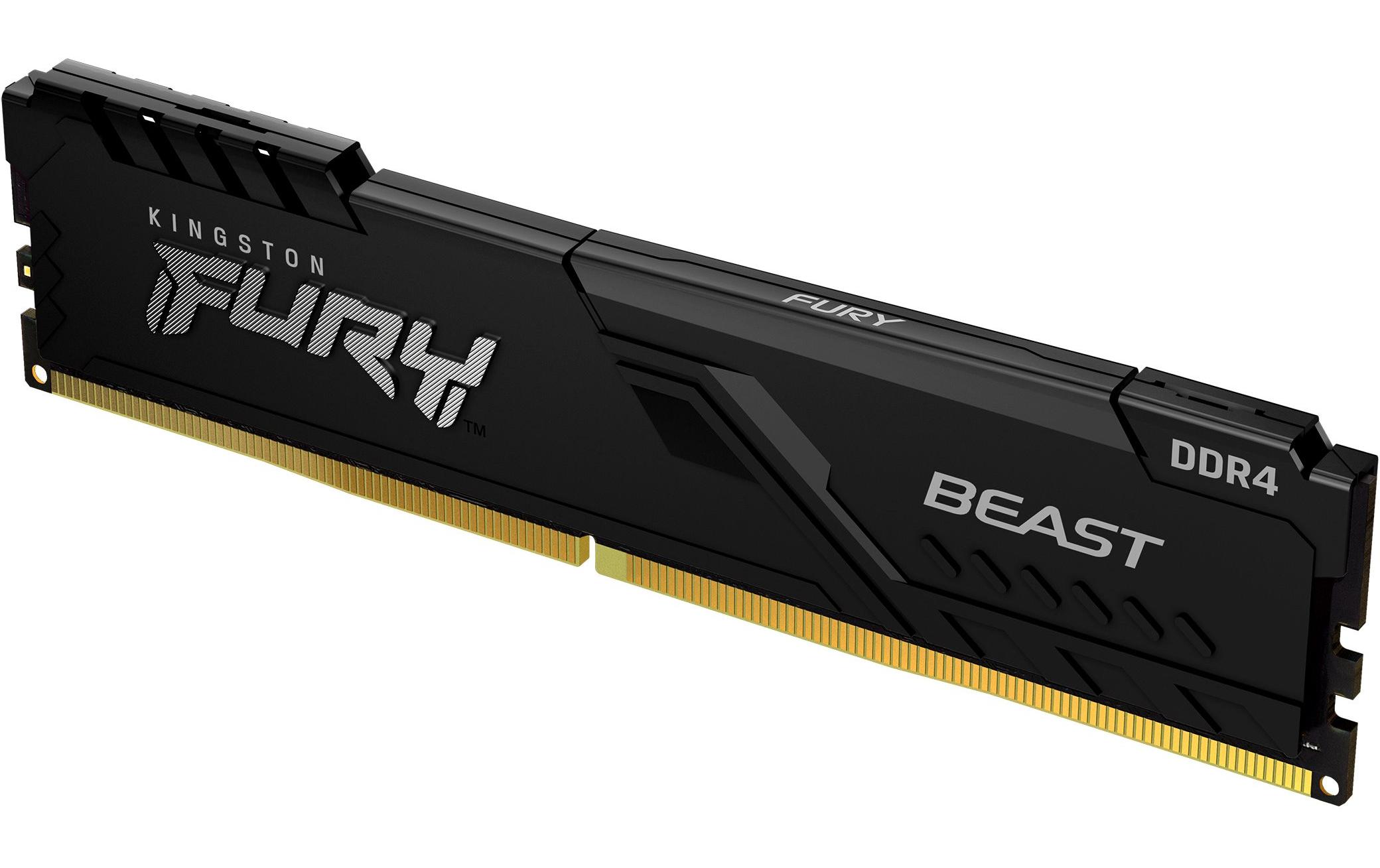 1239052_1 - Mediatech FURY Beast DDR4 32GB 3200MT/s Black 1x 32GB, CL16, 1.2V, 288Pin