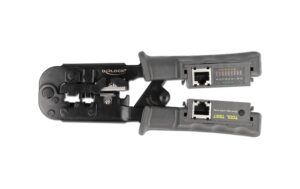 1241635 - Mediatech Delock Crimpzange Abisolierer&Netzwerktest. 8P(RJ45) oder 6P(RJ12/11),4P(RJ10) Stecker