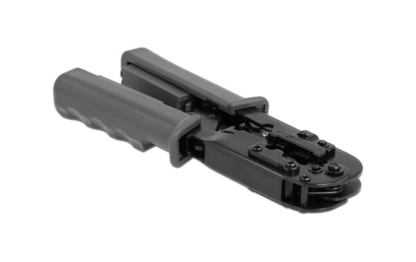 1241635_2 - Mediatech Delock Crimpzange Abisolierer&Netzwerktest. 8P(RJ45) oder 6P(RJ12/11),4P(RJ10) Stecker