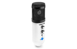 1246078_3 - Mediatech Vonyx CMS320W USB-Mikrofon, Tischarm, Popfilter, weiss