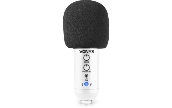 1246078_4 - Mediatech Vonyx CMS320W USB-Mikrofon, Tischarm, Popfilter, weiss