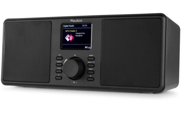 Audizio Monza DAB+ Radio mit FM und BT, schwarz