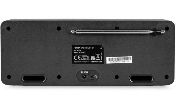 Audizio Monza DAB+ Radio mit FM und BT, schwarz