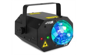 MAX DJ10 Jelly Moon mit rot/grün Laser, USB