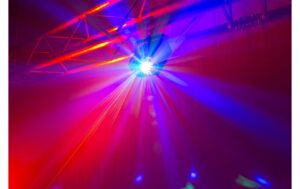 MAX DJ10 Jelly Moon mit rot/grün Laser, USB