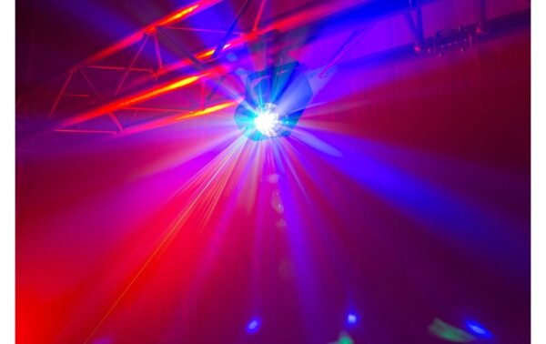 MAX DJ10 Jelly Moon mit rot/grün Laser, USB