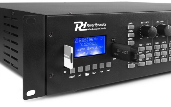 Power Dynamics PRM606 100V 6-Zonen Matrix Verstärker, 6x60W