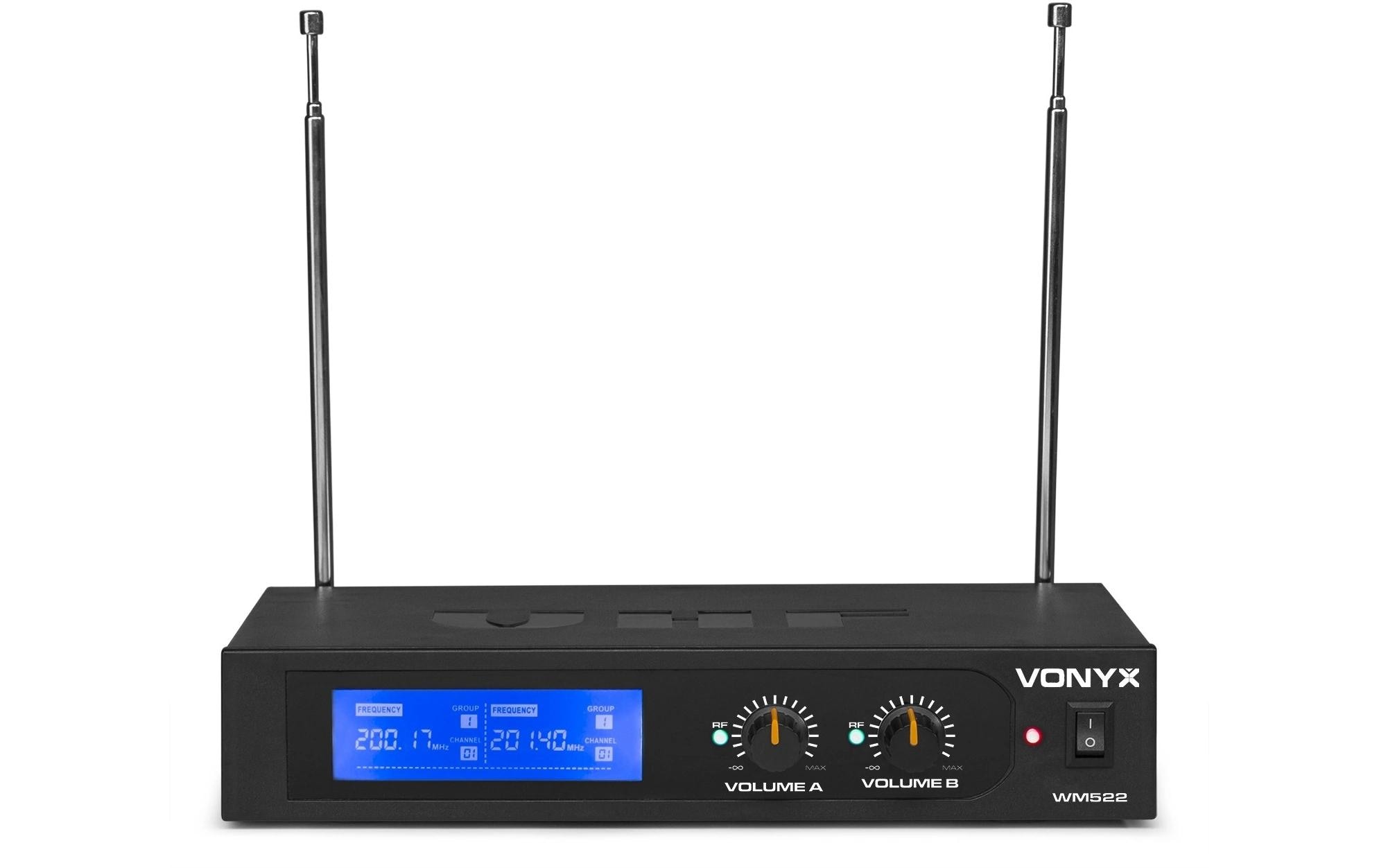 1246235_1 - Mediatech Vonyx WM522B 2-Kanal Funksystem VHF, Taschensender