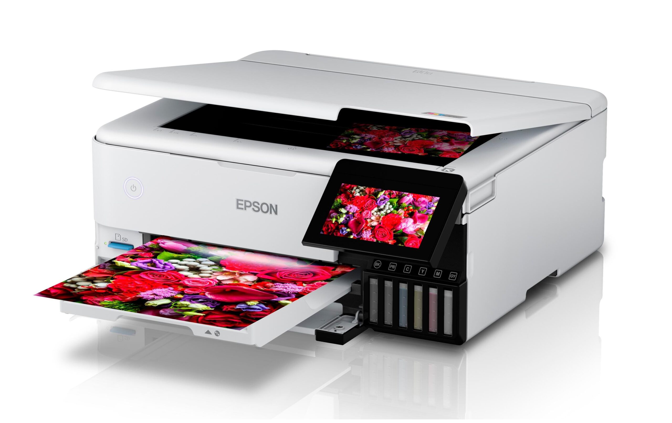 1246255 - Mediatech Epson Ecotank ET-8500, A4,WIFI,LAN 5760x1440 dpi, 16 S./Min S/W.
