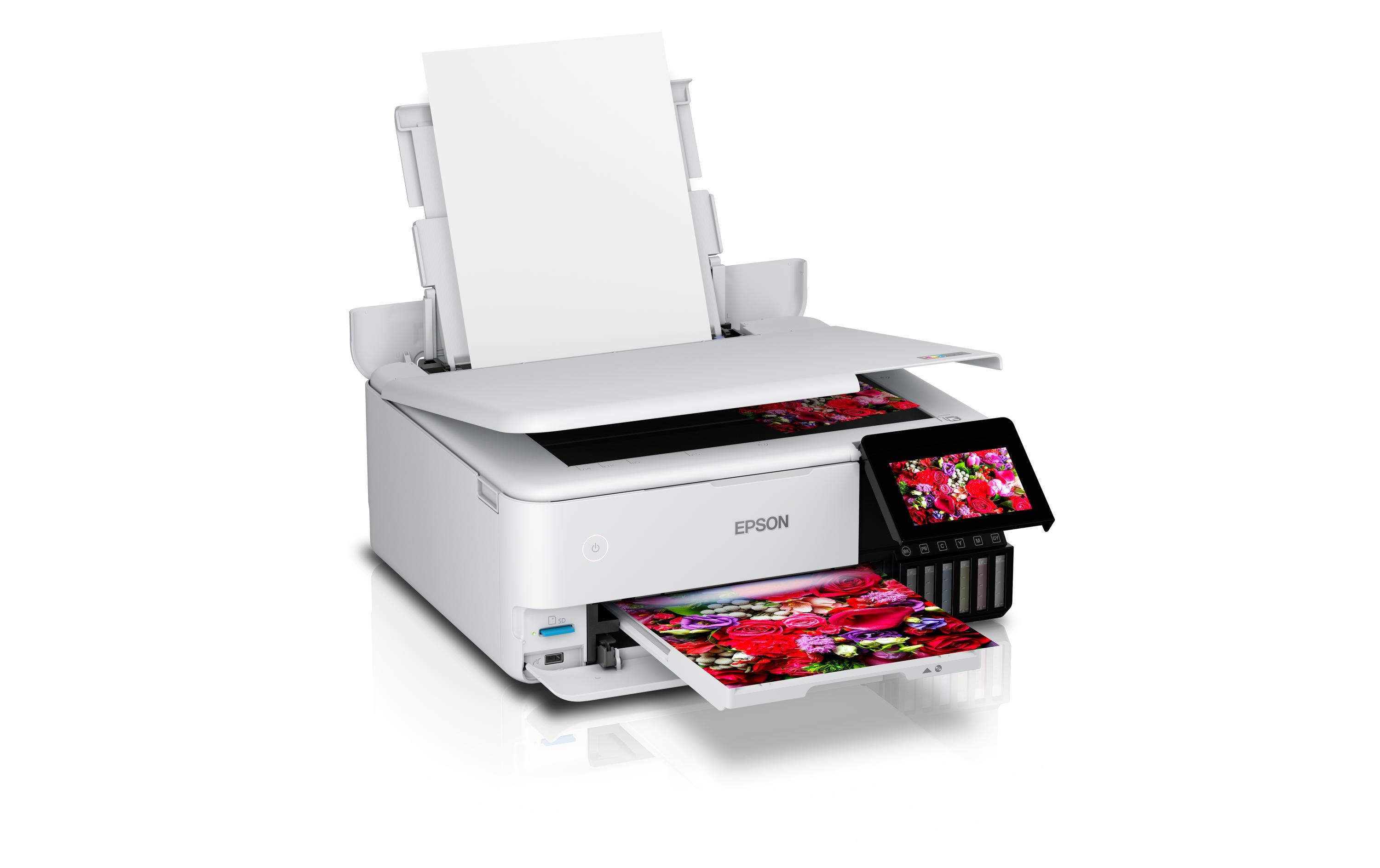 1246255_1 - Mediatech Epson Ecotank ET-8500, A4,WIFI,LAN 5760x1440 dpi, 16 S./Min S/W.