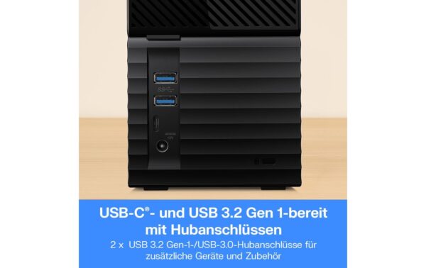 WD My Book Duo 3.5 36TB USB 3.1, RAID 0, 1, JBOD, 256-bit encrypt.