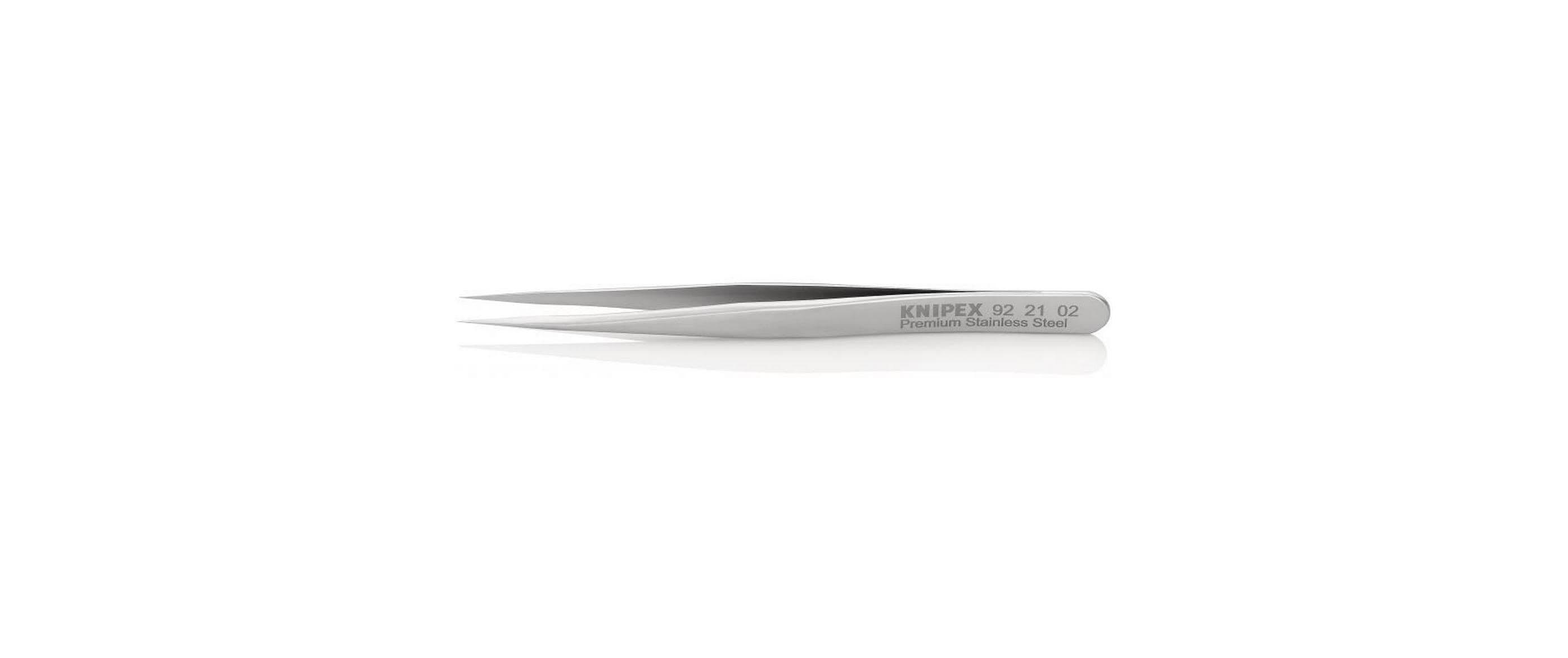 Präzisionspinzette Glatt Premium 110 mm Gerade, Edelstahl