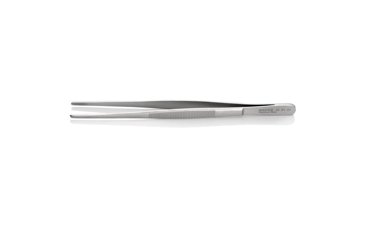 Universalpinzette Geriffelt 200 mm Gerade, Edelstahl