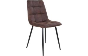 1249572_1 - Mediatech House Nordic Stuhl Middelfart braun 2er Set 2 Stk., Mikrofaser