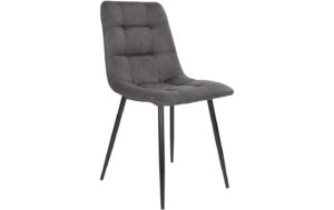 1249573_1 - Mediatech House Nordic Stuhl Middelfart grau 2er Set 2 Stk., Mikrofaser